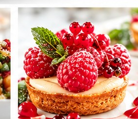 Berry dessert tart